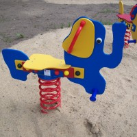 Słoń na plac zabaw